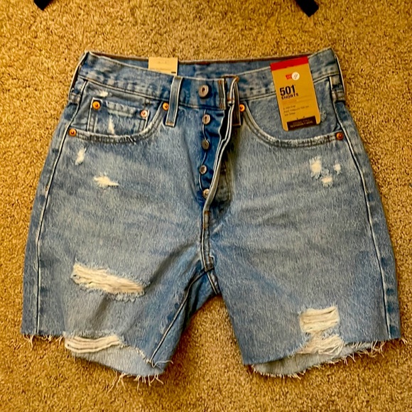 Levi's Pants - LEVI 501 NWT JEAN SHORTS DISTRESSED